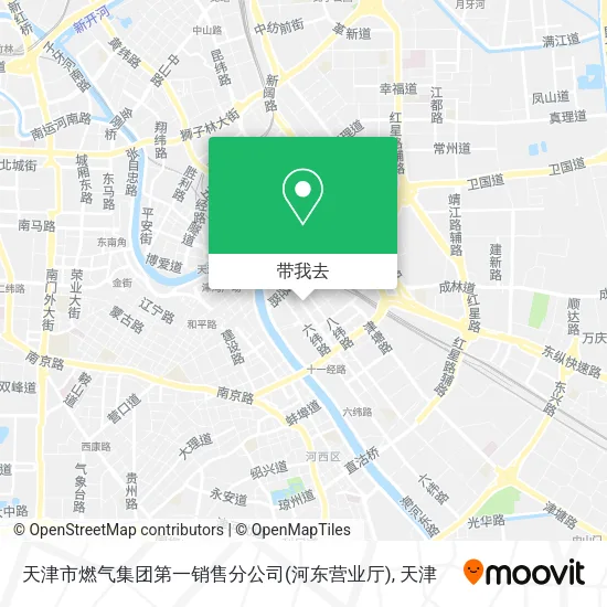 天津市燃气集团第一销售分公司(河东营业厅)地图