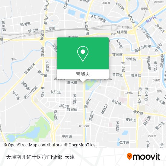 天津南开红十医疗门诊部地图