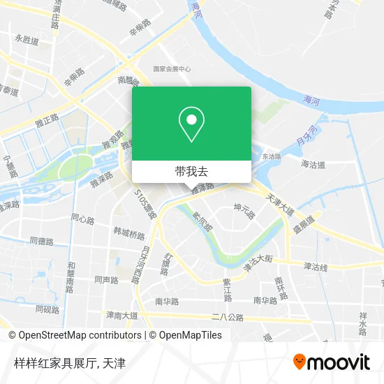 样样红家具展厅地图
