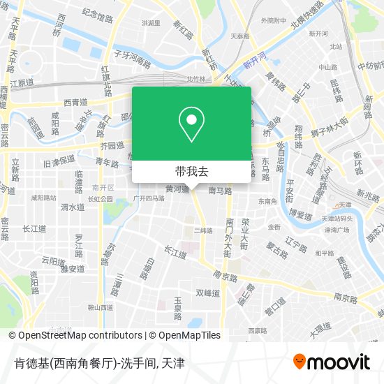 肯德基(西南角餐厅)-洗手间地图