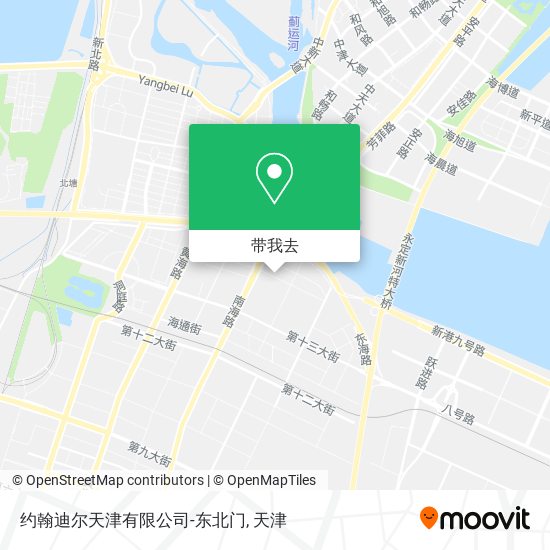约翰迪尔天津有限公司-东北门地图