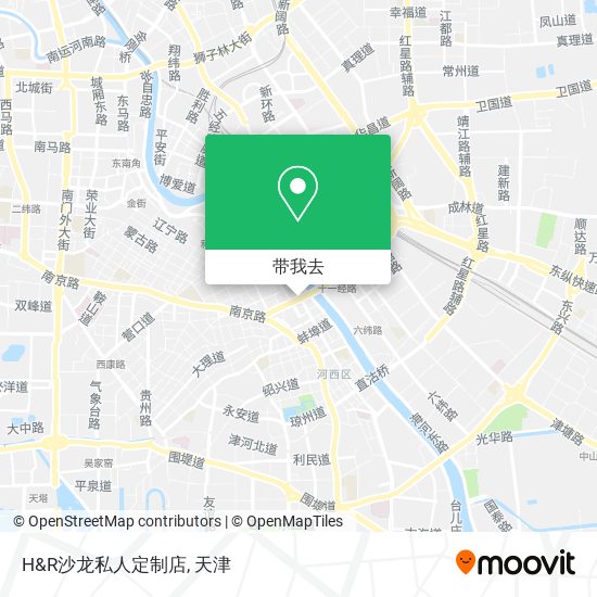 H&R沙龙私人定制店地图