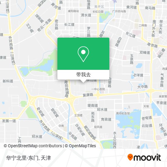 华宁北里-东门地图