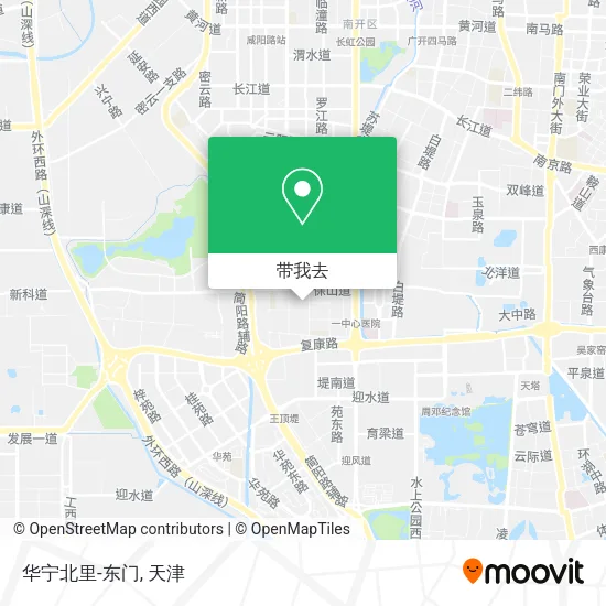 华宁北里-东门地图