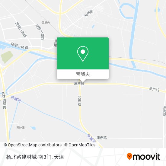 杨北路建材城-南3门地图