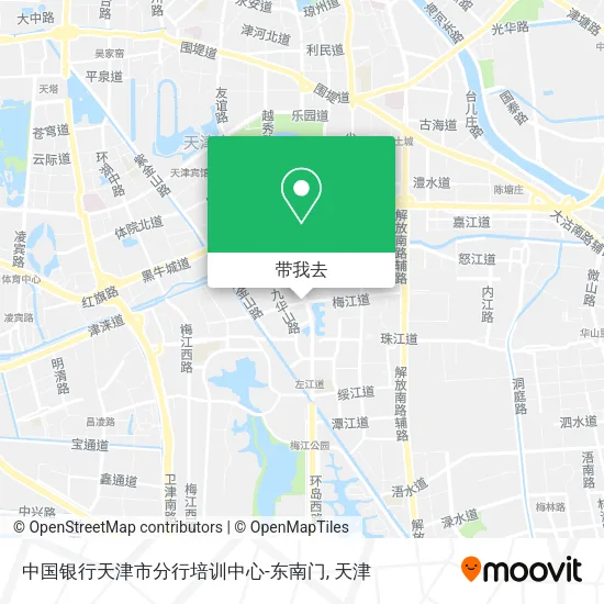 中国银行天津市分行培训中心-东南门地图