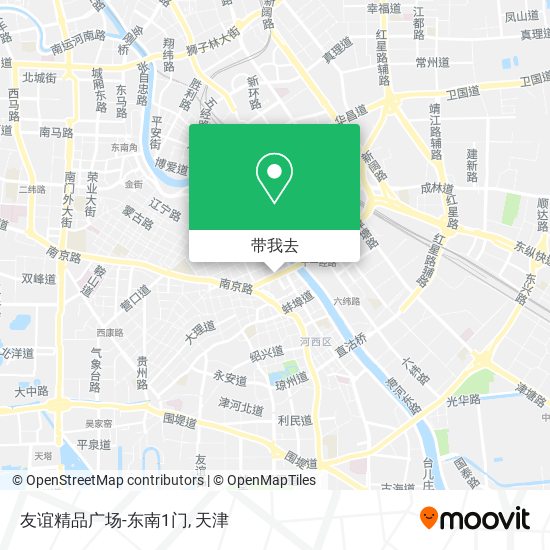 友谊精品广场-东南1门地图