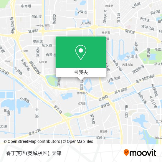 睿丁英语(奥城校区)地图