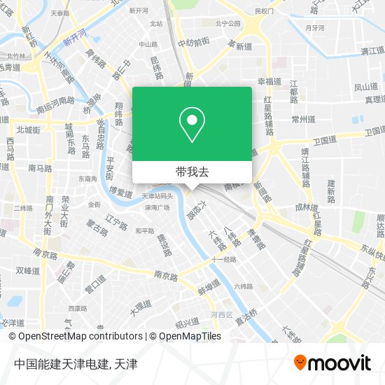 中国能建天津电建地图