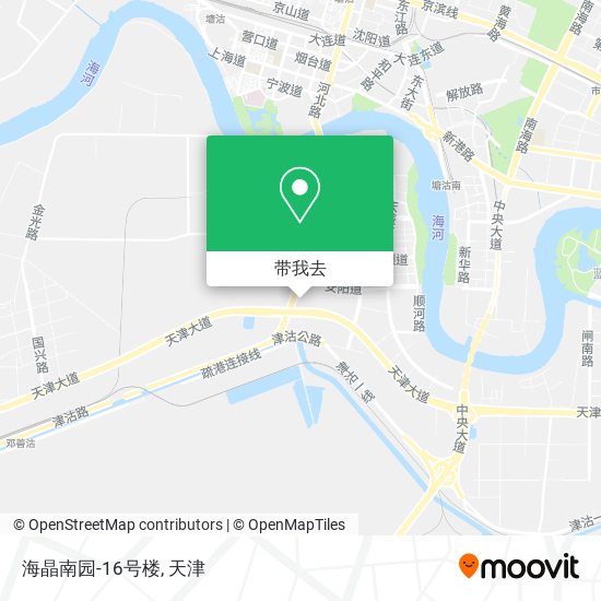 海晶南园-16号楼地图