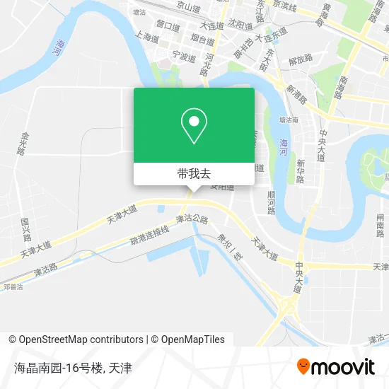 海晶南园-16号楼地图