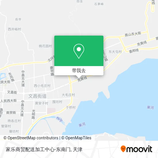 家乐商贸配送加工中心-东南门地图