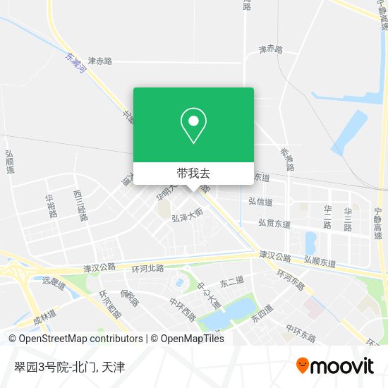 翠园3号院-北门地图