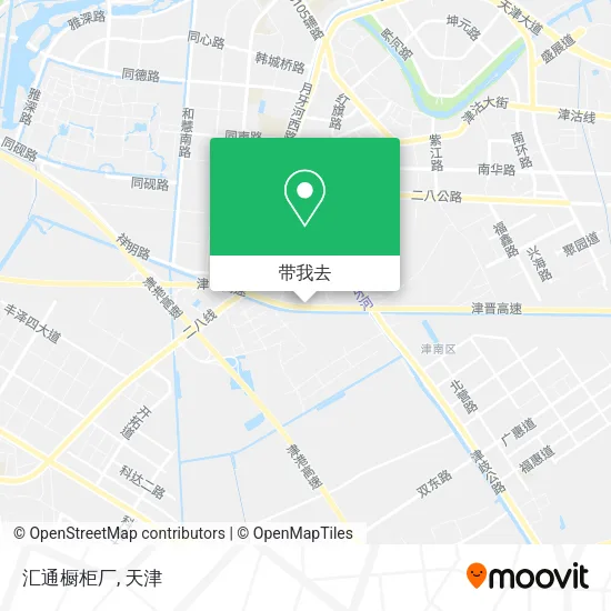 汇通橱柜厂地图
