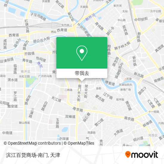 滨江百货商场-南门地图