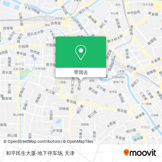 和平民生大厦-地下停车场地图