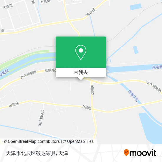 天津市北辰区硕达家具地图