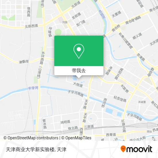 天津商业大学新实验楼地图