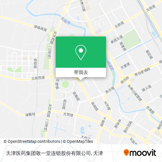 天津医药集团敬一堂连锁股份有限公司地图