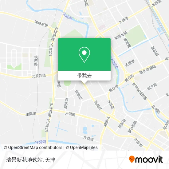 瑞景新苑地铁站地图