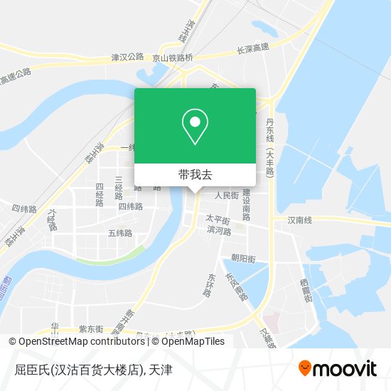 屈臣氏(汉沽百货大楼店)地图