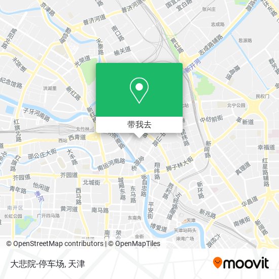大悲院-停车场地图