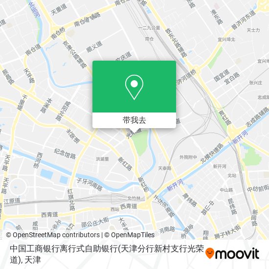 中国工商银行离行式自助银行(天津分行新村支行光荣道)地图