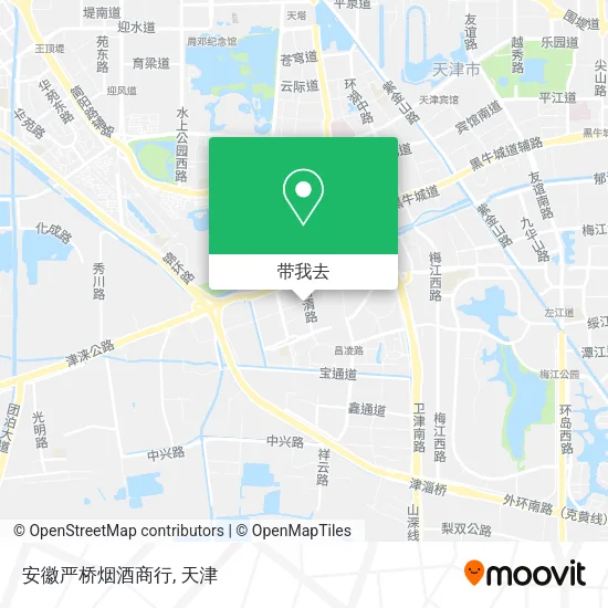 安徽严桥烟酒商行地图