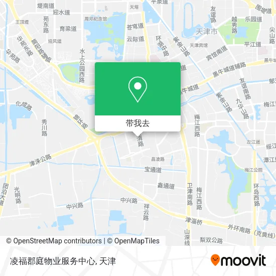 凌福郡庭物业服务中心地图