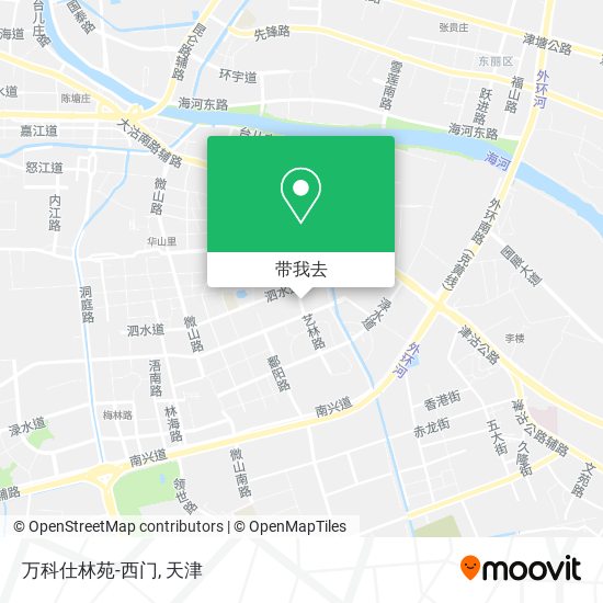 万科仕林苑-西门地图