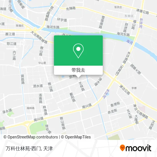 万科仕林苑-西门地图