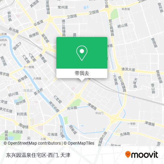 东兴园温泉住宅区-西门地图