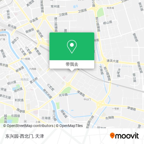 东兴园-西北门地图