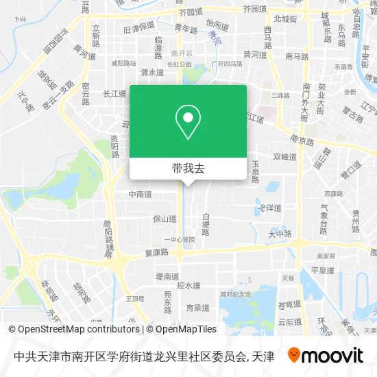 中共天津市南开区学府街道龙兴里社区委员会地图