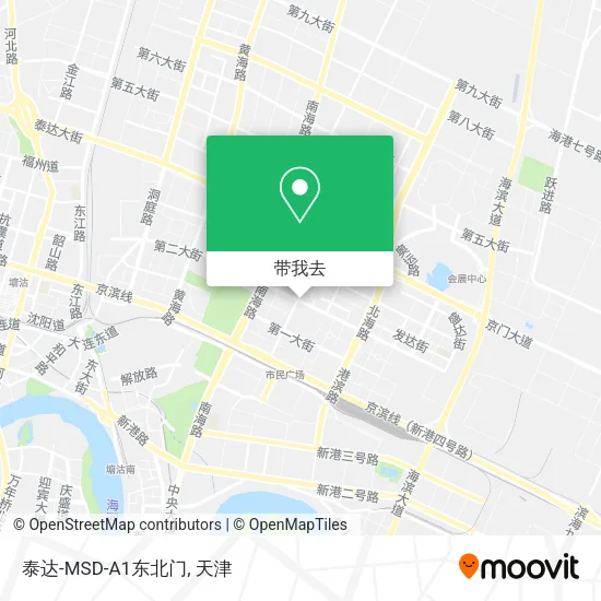 泰达-MSD-A1东北门地图