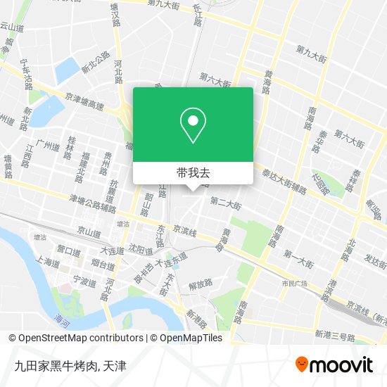 九田家黑牛烤肉地图