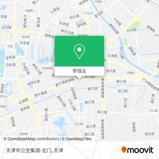 天津市公交集团-北门地图