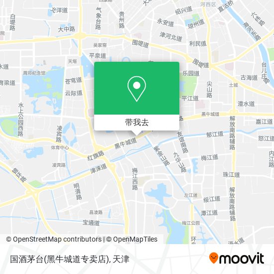 国酒茅台(黑牛城道专卖店)地图