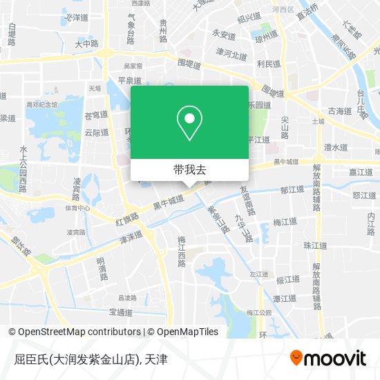 屈臣氏(大润发紫金山店)地图