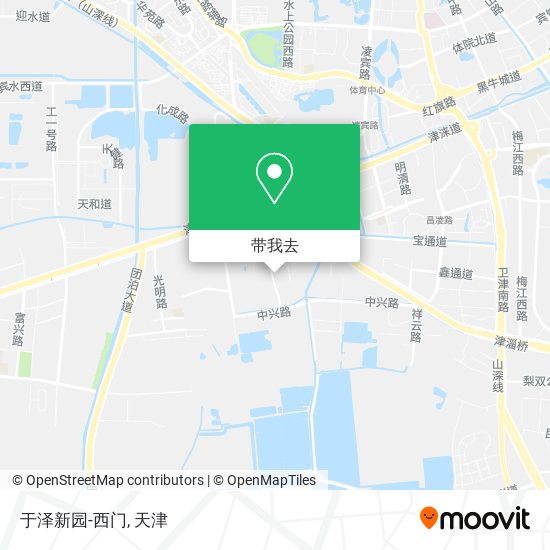 于泽新园-西门地图