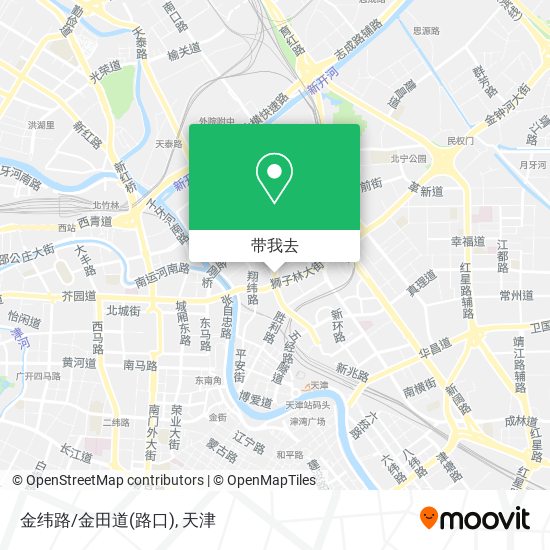 金纬路/金田道(路口)地图