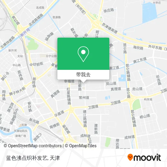 蓝色沸点织补发艺地图