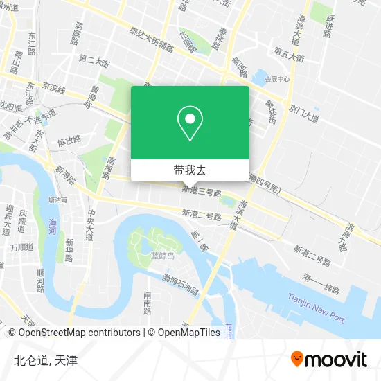 北仑道地图