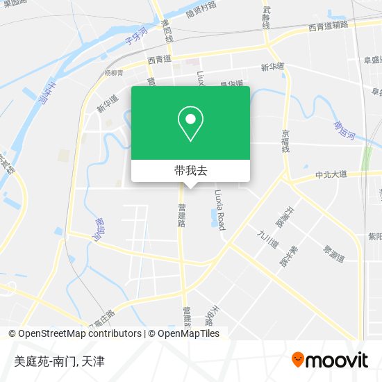 美庭苑-南门地图
