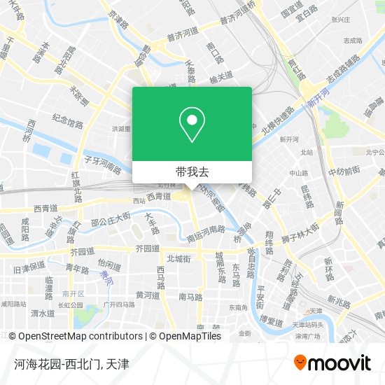 河海花园-西北门地图