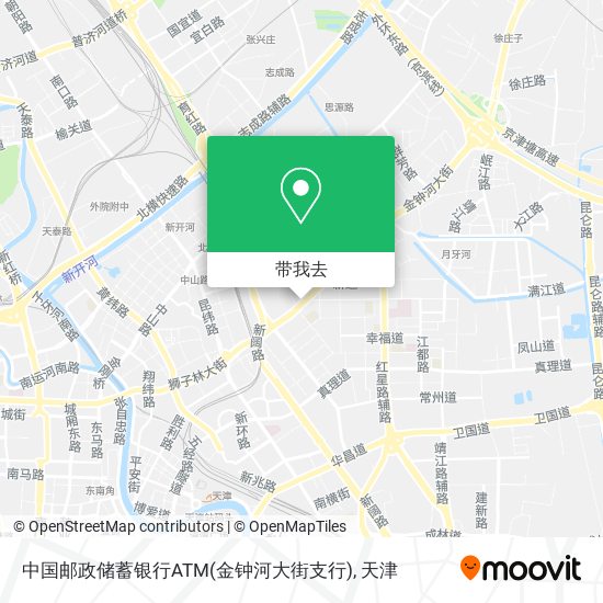 中国邮政储蓄银行ATM(金钟河大街支行)地图