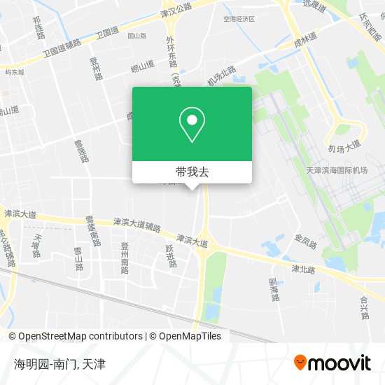 海明园-南门地图