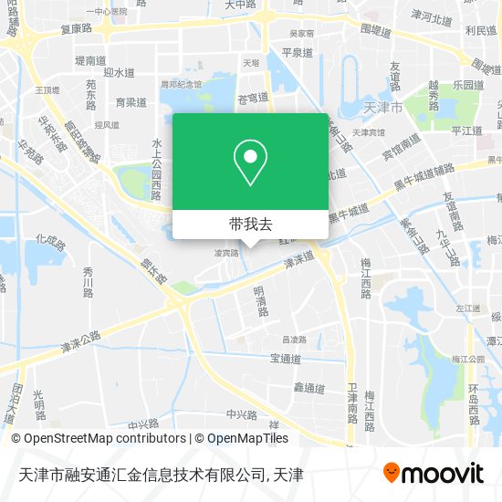 天津市融安通汇金信息技术有限公司地图