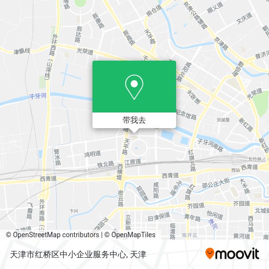 天津市红桥区中小企业服务中心地图