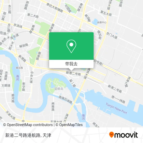 新港二号路港航路地图